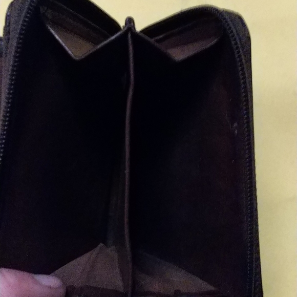 Coach Vintage Dark Brown Leather Wallet - Picture 6 of 7